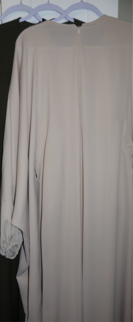 Batwing Abaya- Buttermilk🫧